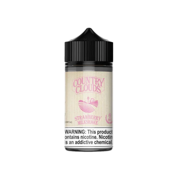 Country Clouds - Strawberry Milkshake 100mL
