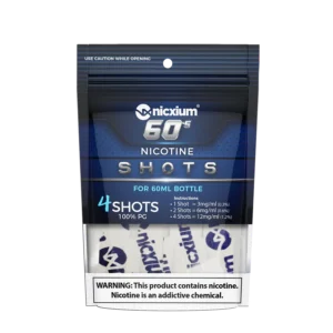 Nicxium - Nicotine Shots 4-Pack 60's