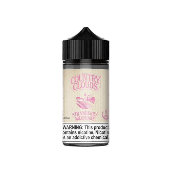 Country Clouds – Strawberry Milkshake 100mL