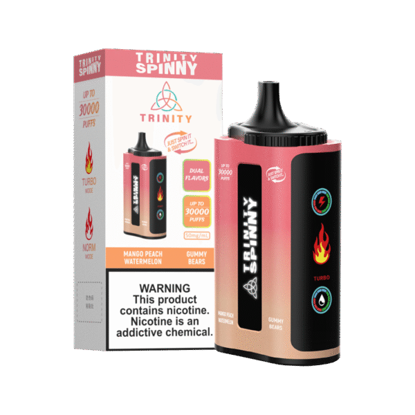 Trinity Spinny - Mango Peach Watermelon & Gummy Bears