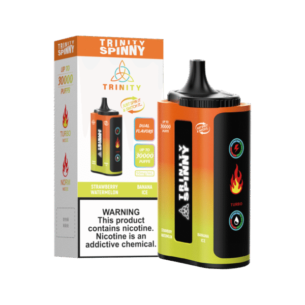 Trinity Spinny - Strawberry Watermelon & Banana Ice