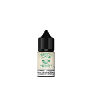 Country Clouds Cornbread Pudding 30ml e-liquid bottle, featuring sweet cornbread flavor, perfect for vapers and dessert lovers.